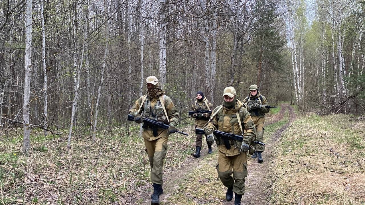 Студенты Центра военной и спортивной подготовки 