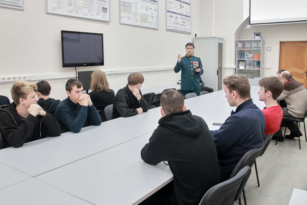 В ТГТУ прошли встречи студентов с участником специальной военной операции
