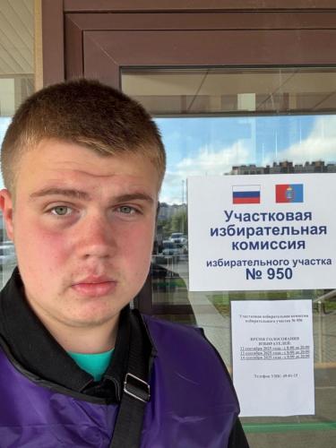 Волонтеры на выборах в Тамбове