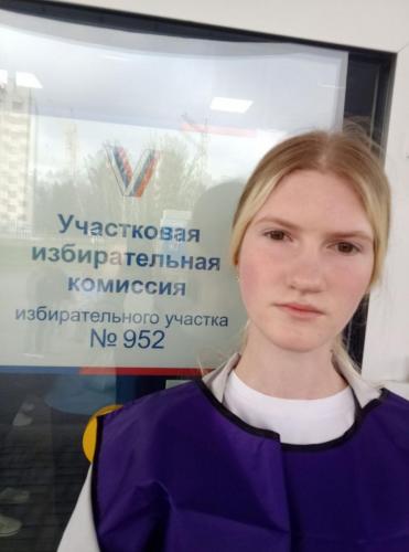 Волонтеры на выборах в Тамбове